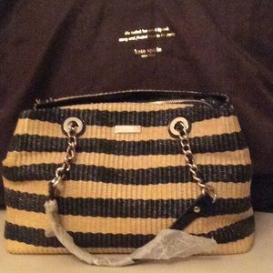 Kate ♠️ NWT RARE pacific heights sloan raffia bag on sale today and tmw ❣️